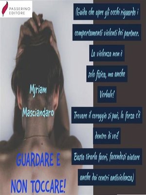 cover image of Guardare e non toccare!